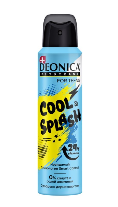 Дез. спрей Деоника 150мл. For teens Cool Splash