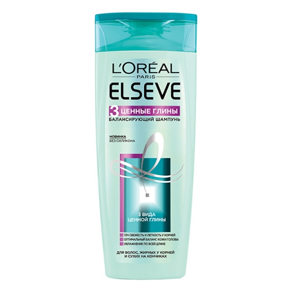 Шампунь Loreal Elseve 400мл. Глина