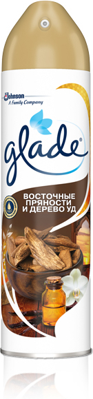 Освежитель воздуха Glade 300мл. Восточные пряности и дерево уд
