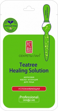 Маска д/лица Шелкавая Тканевая "Teatree Healing Solution"