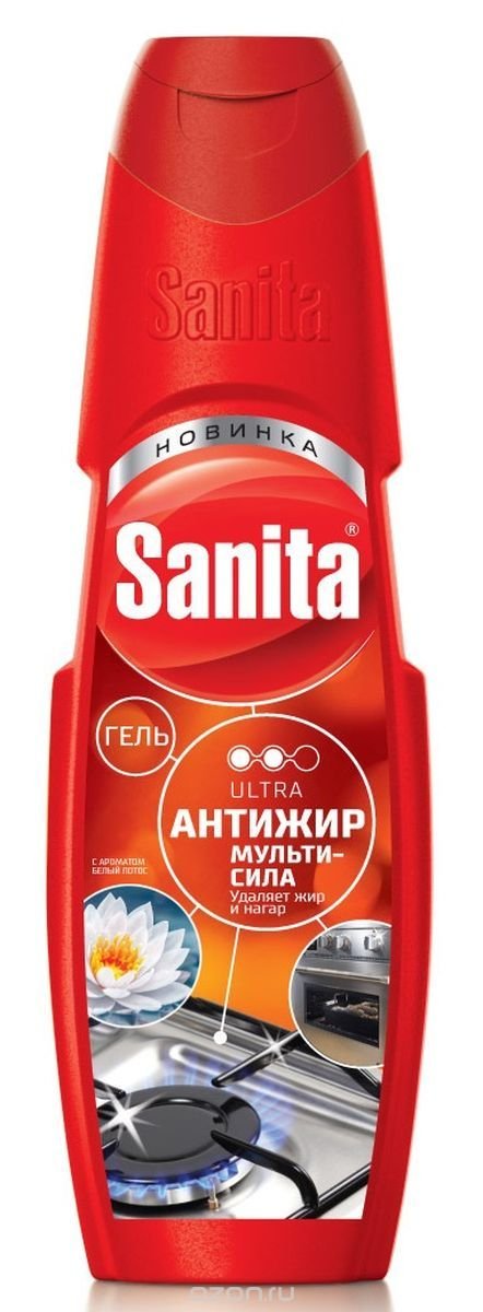 Ср-во Санита 500мл. гель Антижир Мультисила (12)