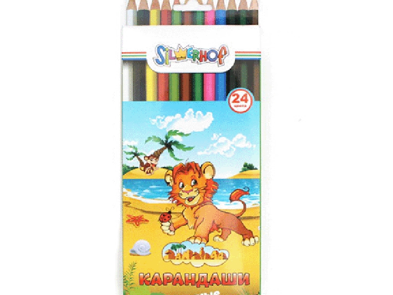 Набор цв. карандашей 24цв. Silwerhof Zanzibar