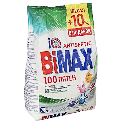 Стир.порошок Бимакс авт. 3,3кг. 100 Пятен