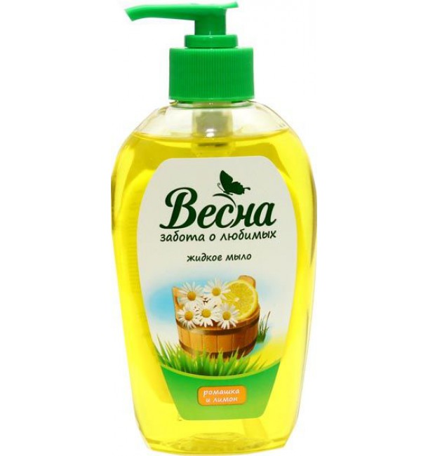 Мыло жидк. Весна 280мл. ромашка и лимон 5093