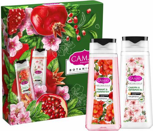 ПН/ЖЕН. Camay Botanicals (гель д/душа 250мл + гель д/душа 250мл.)