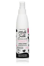 Спрей д/волос DELICARE 200мл. Milk&Silk крем Увлажнение и блеск (15)