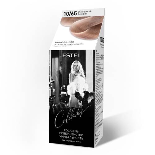 Краска д/волос Estel Celebrity 10/65 Жемчужный блондин