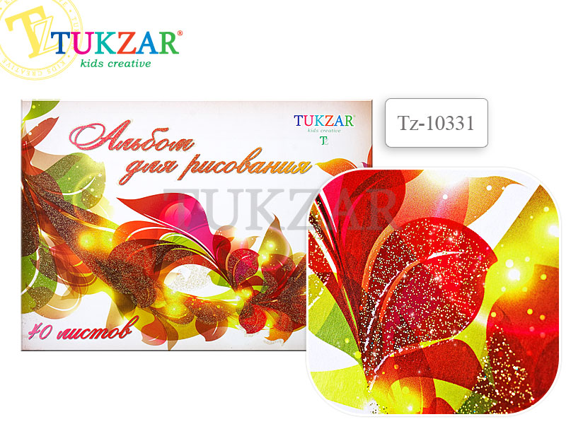 Альбом д/рис. 40л. Tukzar блестки (20)