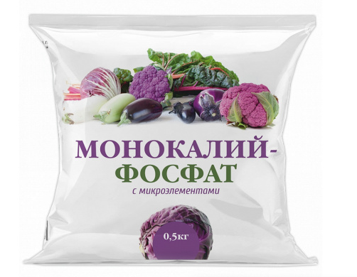 Удобрение НовАгро 500г. Монокалийфосфат с микроэлементами (40)