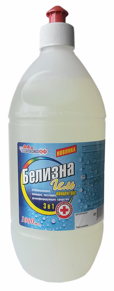 Ср-во Чистодел 1л. Белизна-гель (12)