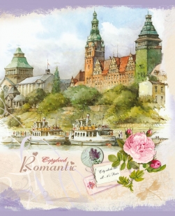 Тетрадь 96л. КЛ. ПрофПресс "Акварельный город" (уп.6шт.)