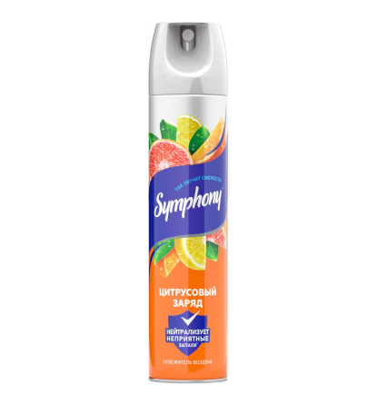 Освежитель воздуха Symphony 300мл. Цитрусовый заряд (6)