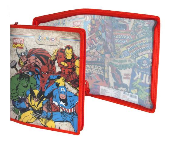 Папка для рисунков и нот А4, 1 отд., MARVEL COMICS