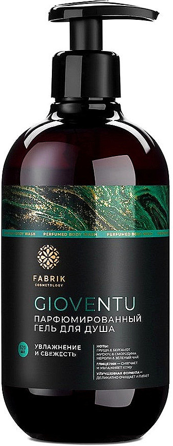 Гель для душа Fabrik Cosmetology 520мл. парфюм. GIOVENTU