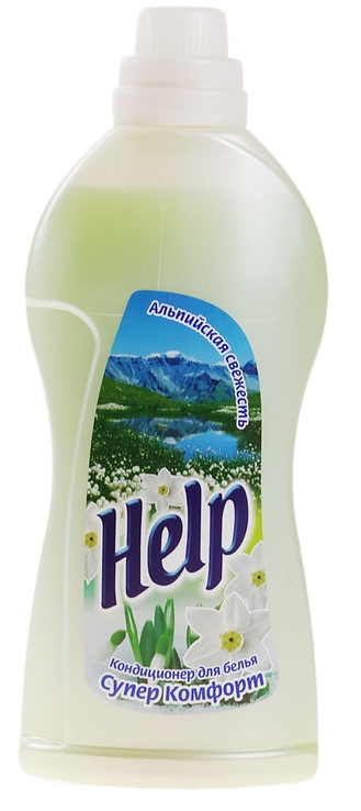 Конд. для белья Help 1л. СТД Альпийская свежесть (12)