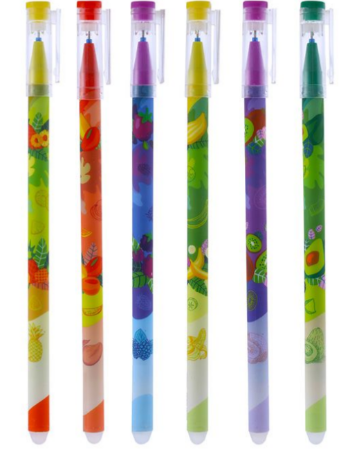Ручка пишет/стирает СИНЯЯ Mazari 0.5mm BRIGHT FRUIT (уп.20)