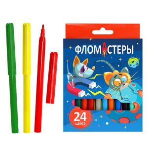 Фломастеры 24цв. JO Собака картон