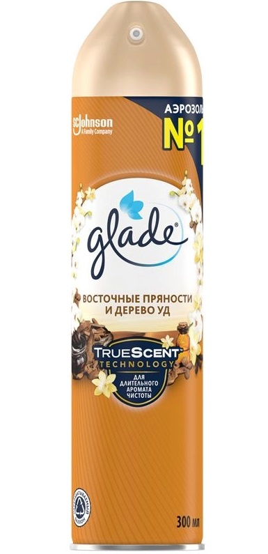 Освежитель воздуха Glade 300мл. Восточные пряности и дерево