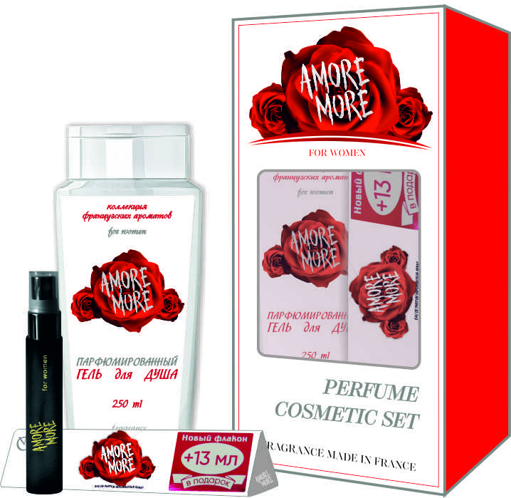ПН/ЖЕН. Amore more for women (Гель д/д 250мл.+Парф. вода 30мл.)