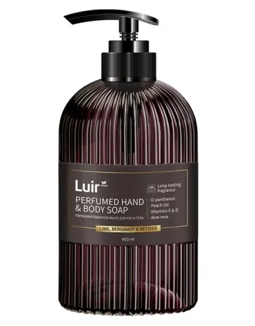 Мыло жидк. Lure 400мл. парфюм. LIME, BERGAMOT,VETIVER (12)