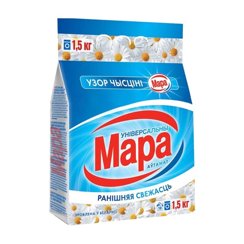 Стир.порошок Мара авт. 1,5кг. Утренняя свежесть