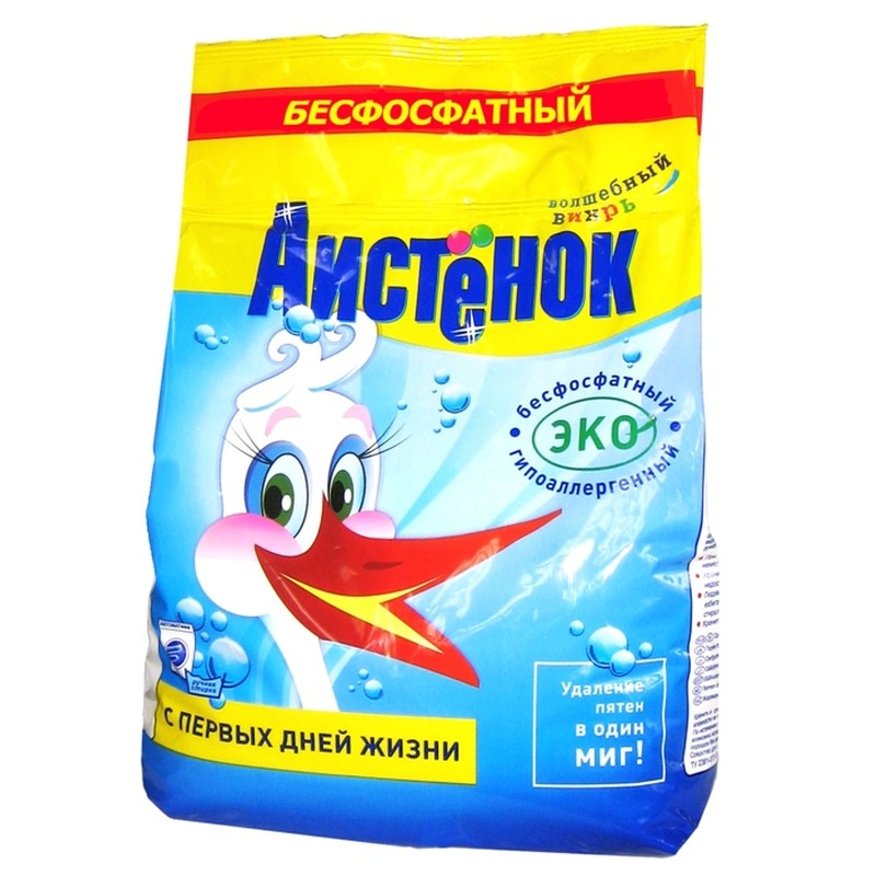 Стир.порошок Аистенок ручн. 2,4кг. (6)