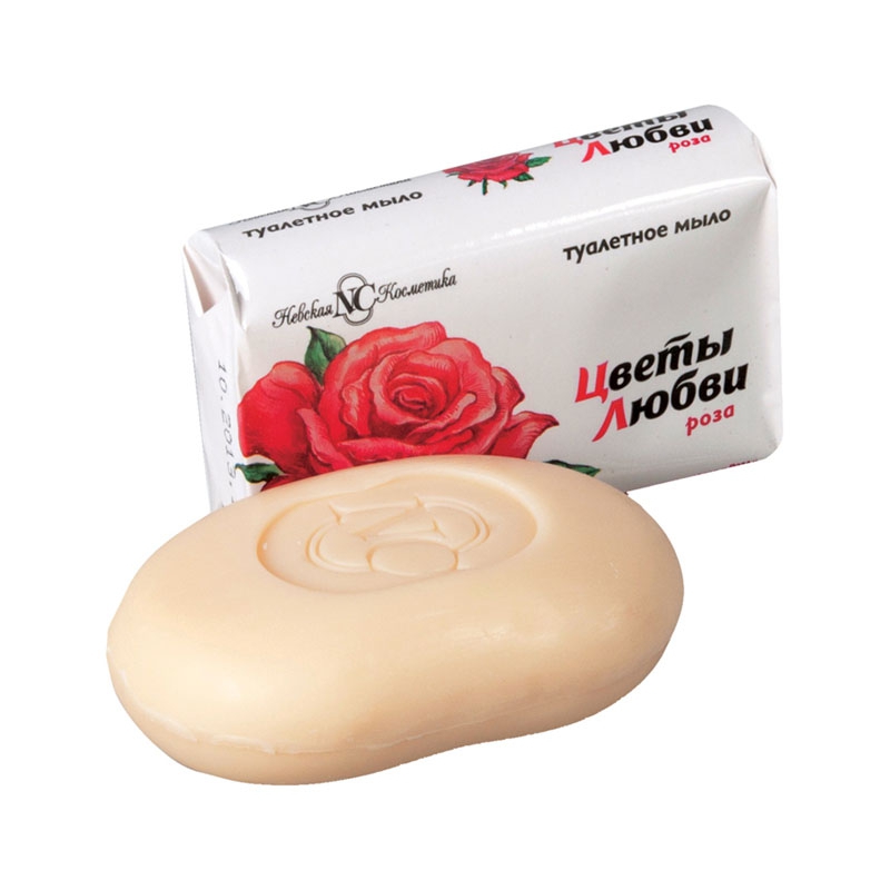 Мыло Невская косм. 90г. Цветы любви Роза (уп.6)