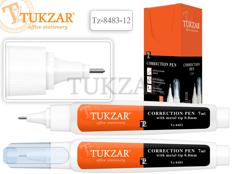 Корр.каранд. Tukzar 7ml мет.нак. (уп.12шт.)