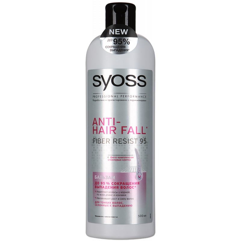 Бальзам SYOSS 500мл. Anti-hair fall д. тонких склонных к выпадению