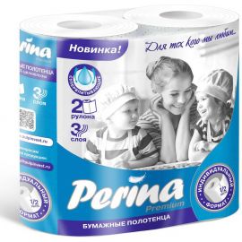 Полотенце бумажное Perina 3-сл. 2рул. (12)