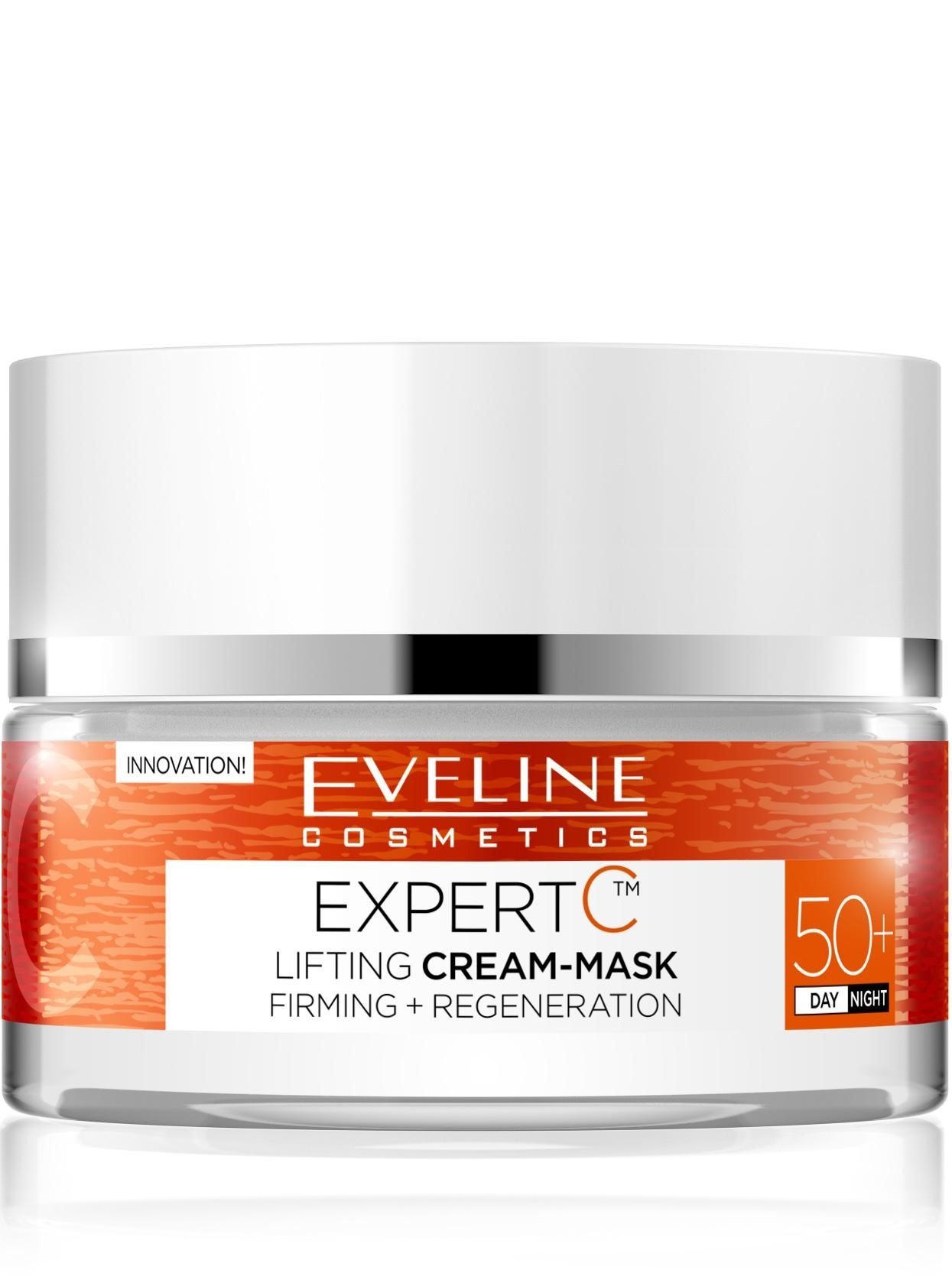 Крем Eveline 50мл. Эксперт С Эффект лифтинга день-ночь 50+