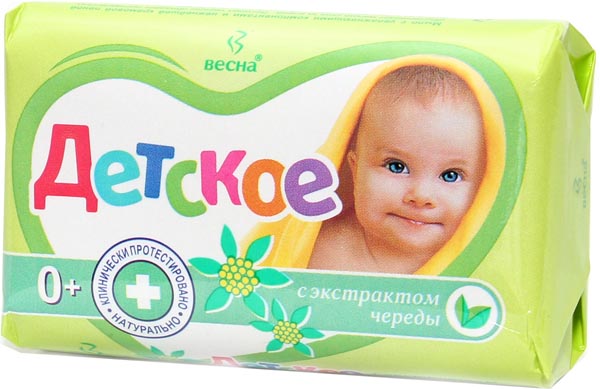 Мыло Весна 90г. Детское Череда 6114 (уп.6) (72)