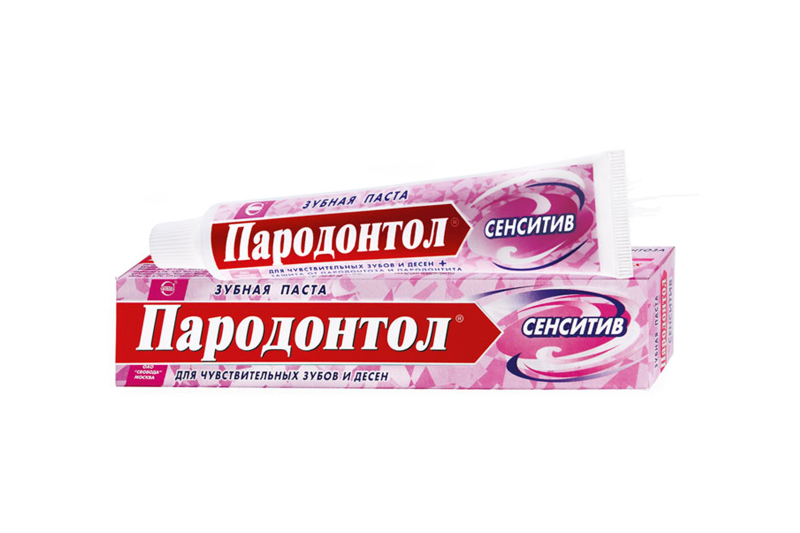 Зубн.паста Пародонтол 124г. сенситив (24)