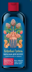 Бальзам Премудрости красоты 370мл. Кедровый гребень Укрепление и объем