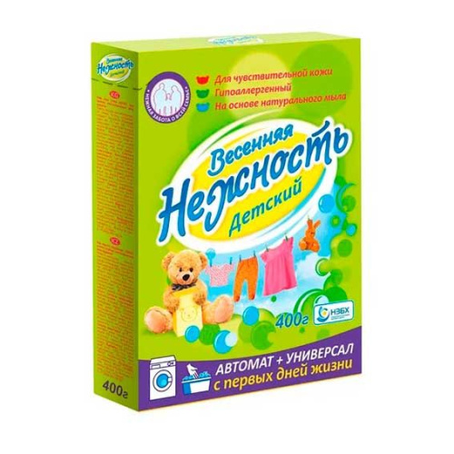 Стир.порошок Весенняя нежность 400г. детский