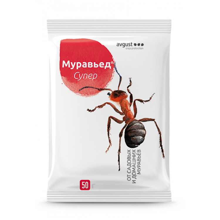 Инсектицид от муравьев Муравьед Супер 50г. хлорпирифос avgust (150)