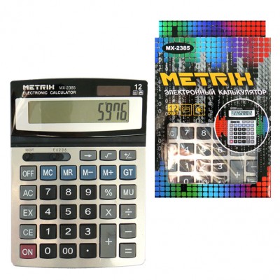 Калькулятор 12разр. Metrix наст MX-2385