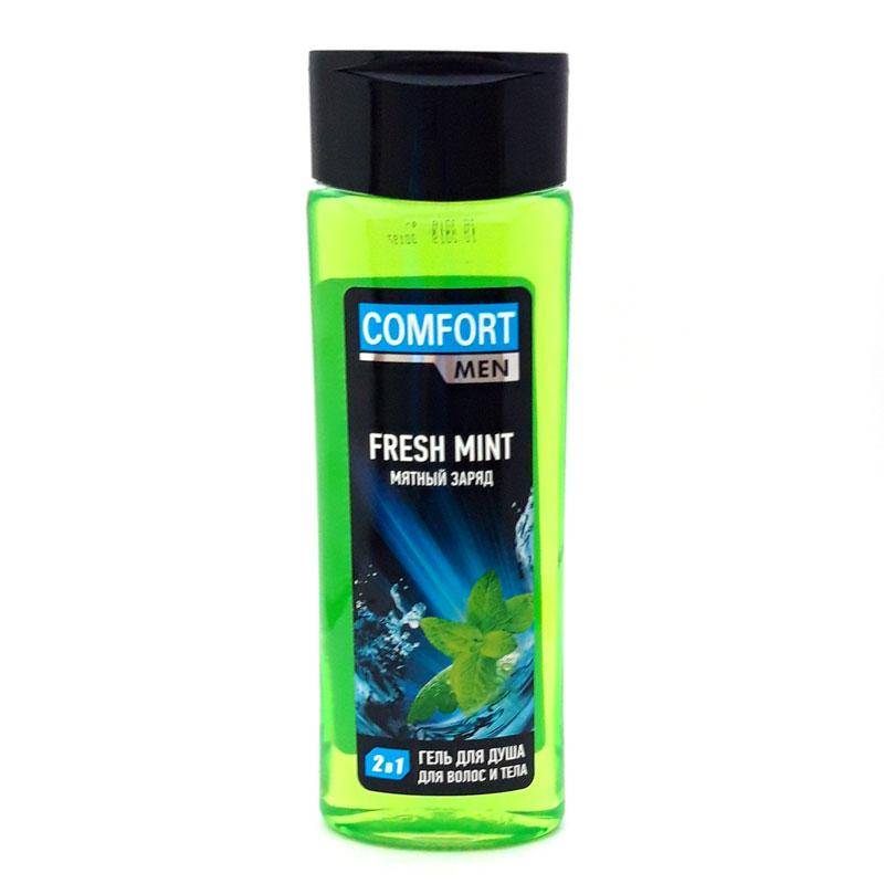 Гель для душа Comfort 530мл. 2в1 fresh mint Мятный заряд