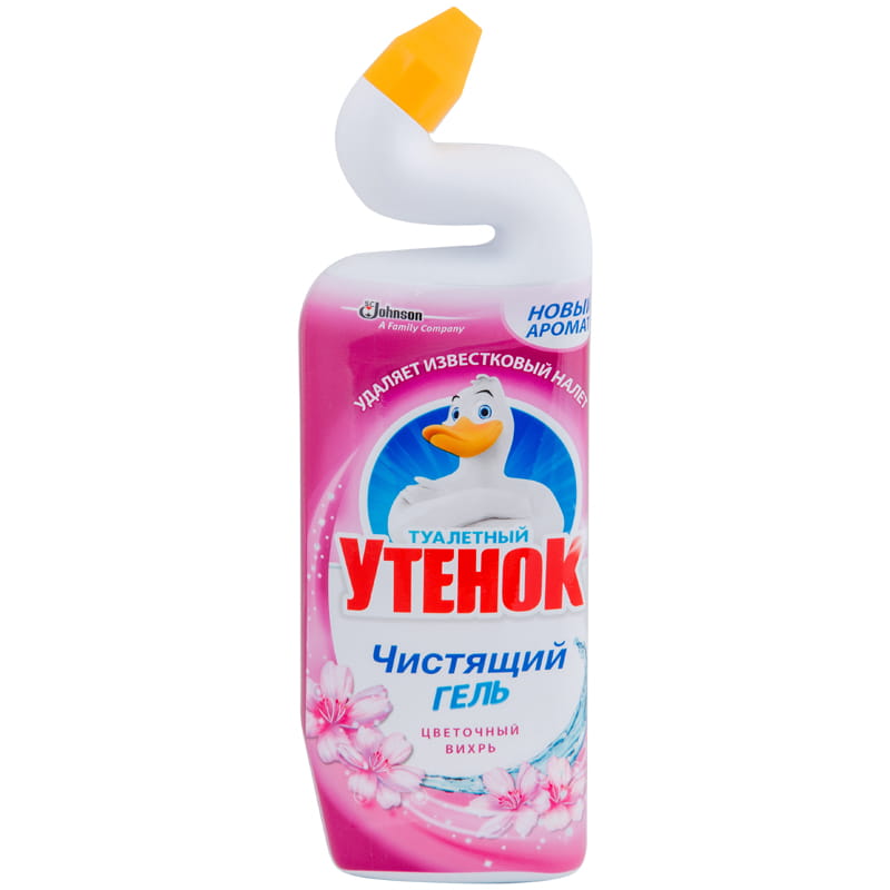 Ср-во Туалетный утенок 750мл. д/туалета Цветочный вихрь
