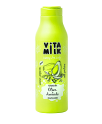 Бальзам VITA&MILK 250мл. мусс Чизкейк олива и авокадо с маслом моринги