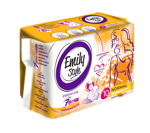 Прокладки Emily Style премиум нормал 10шт. (36)