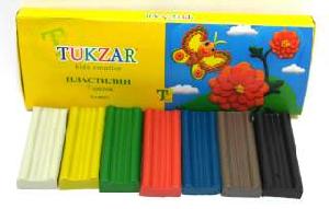 Пластилин 7цв. Tukzar 160гр.