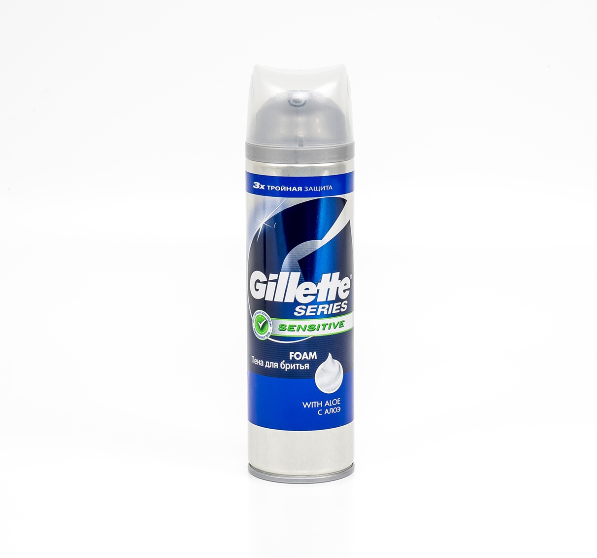 Пена д/бритья Gillette 250мл. Series Sensitive для чувствительной кожи
