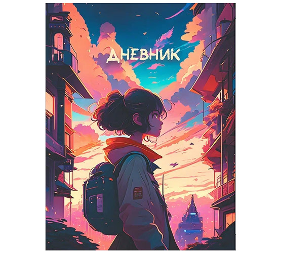 Дневник Mazari 40л. 7бц Девушка