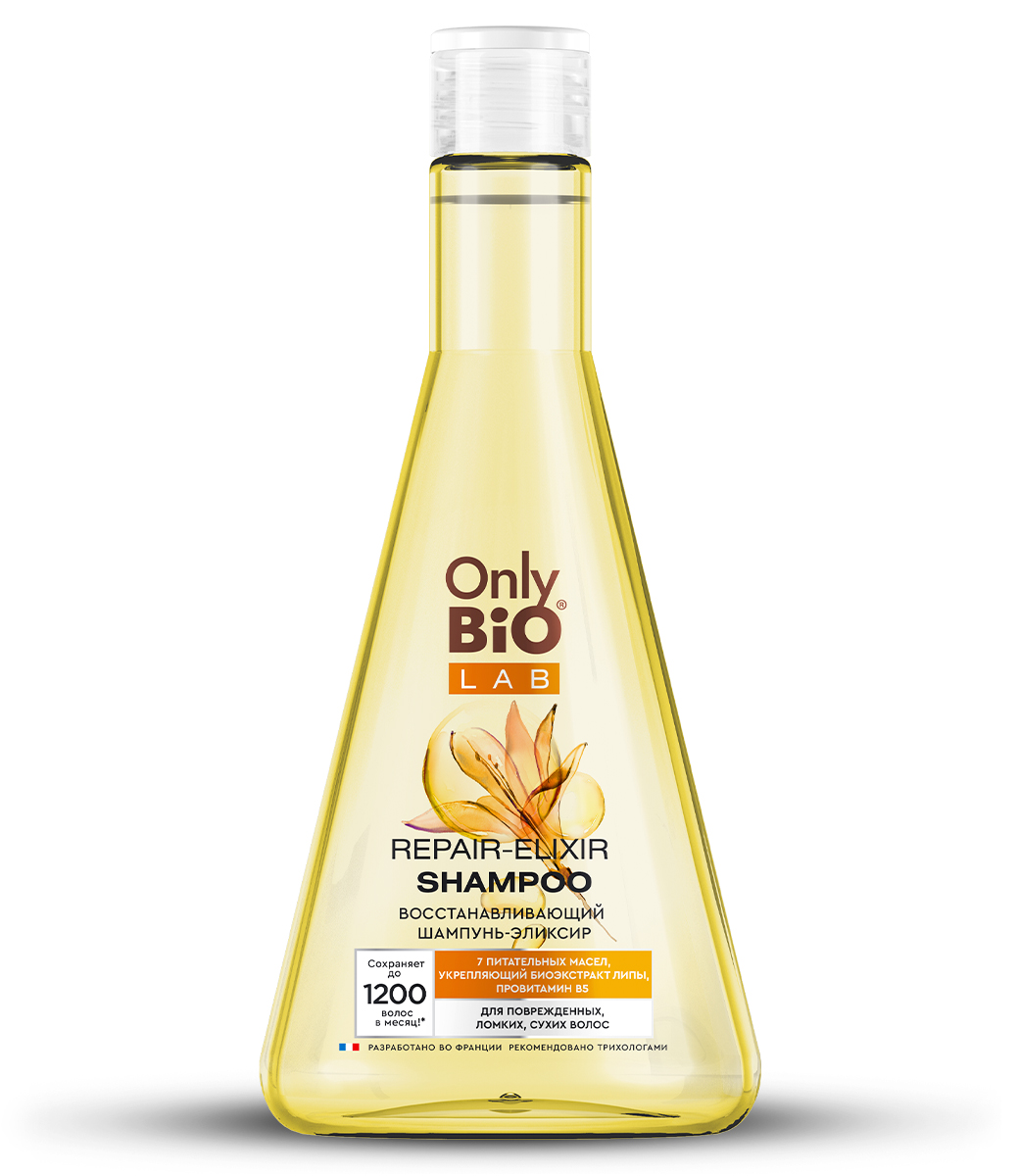 Шампунь Only Bio 350мл. Repair-elixir восстанавливающий