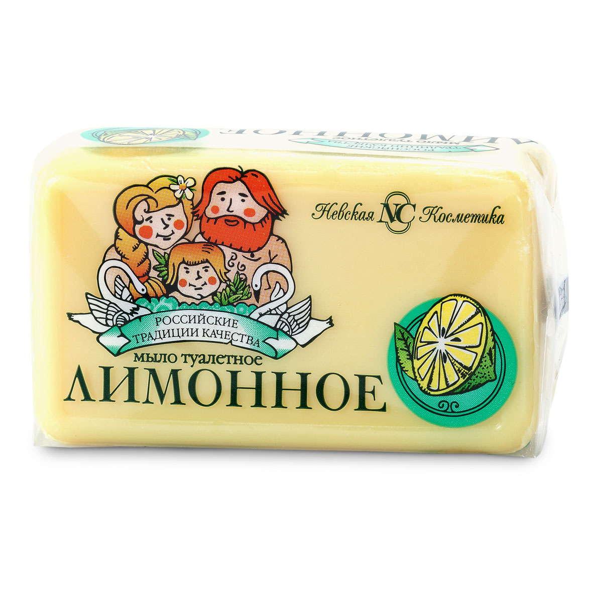 Мыло Невская косм. 140г. Лимонное