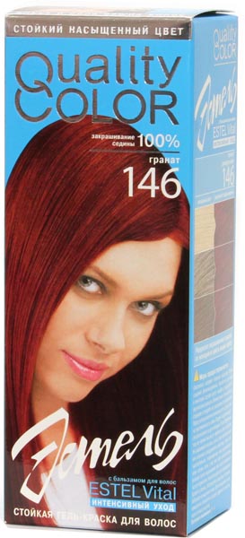 Краска д/волос Estel (Цветель) QC 146 Гранат (20)