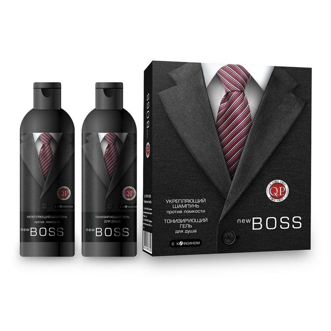 ПН/МУЖ. Тимекс №1114 NEW BOSS (Шампунь Укрепл.250мл + Гель/душ Тонизир.250мл) (10)