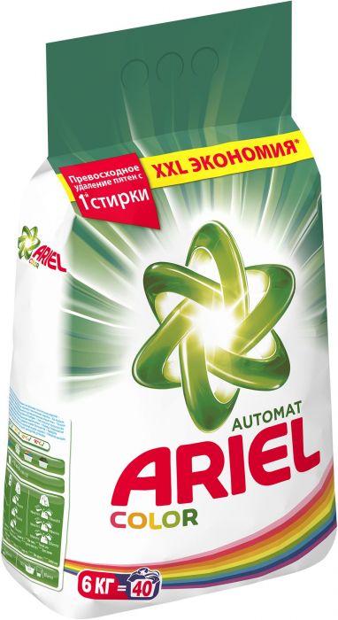 Стир.порошок Ариэль авт. 6кг. Колор