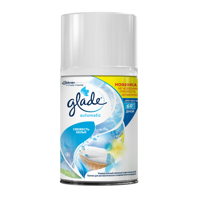 Освежитель воздуха Glade 269мл. Сменный блок Свежесть белья